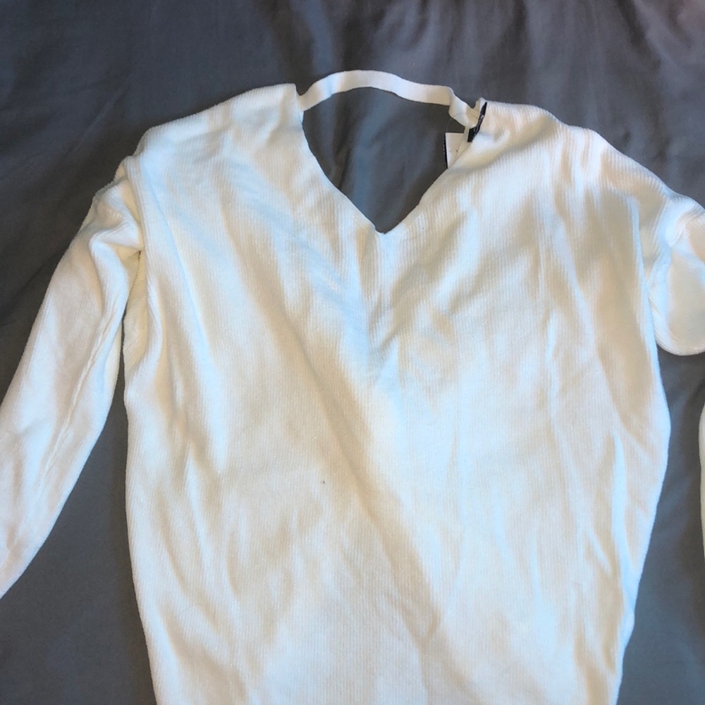 OPEN BACK SWEATER
